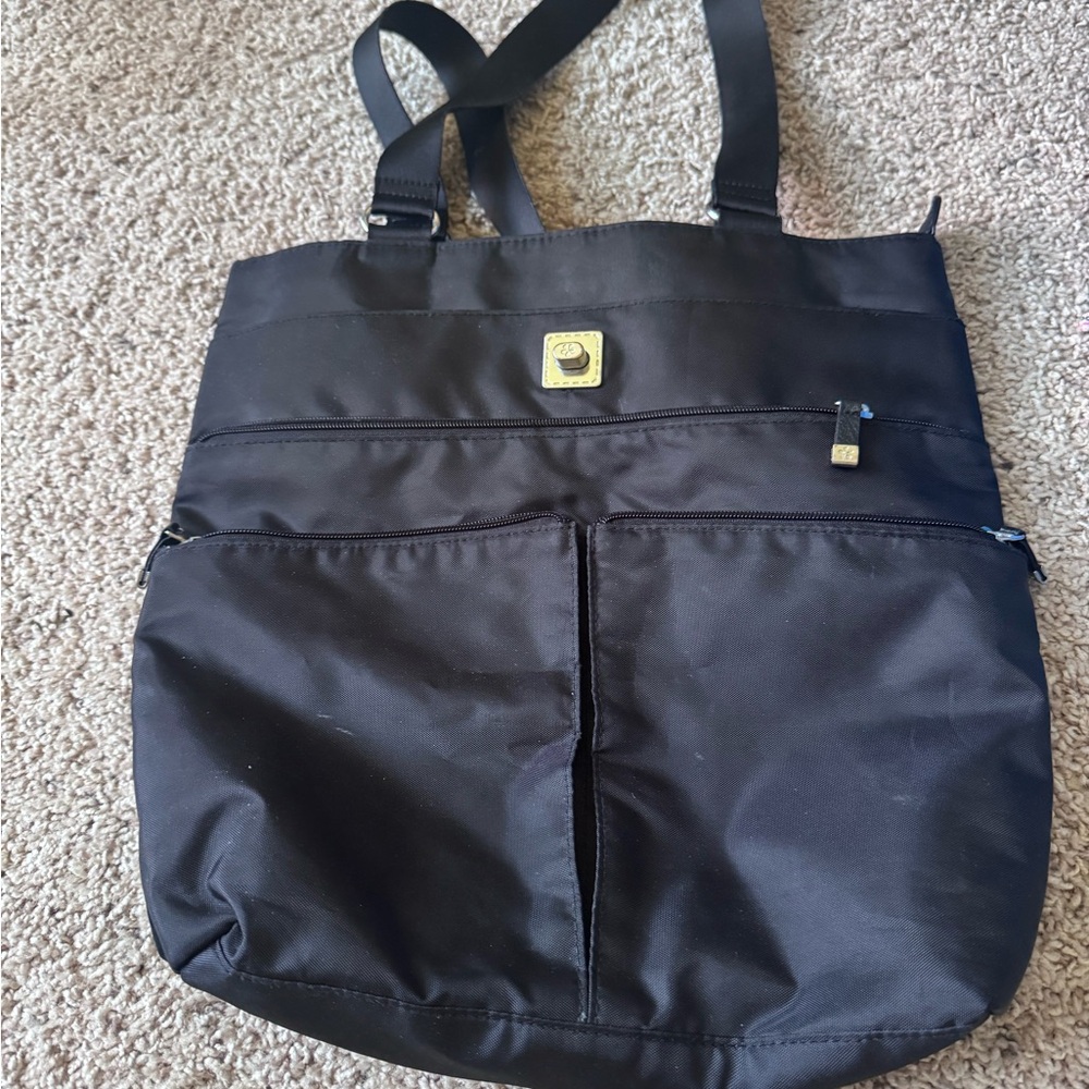 Baggalini Mosey Black Travel Bag